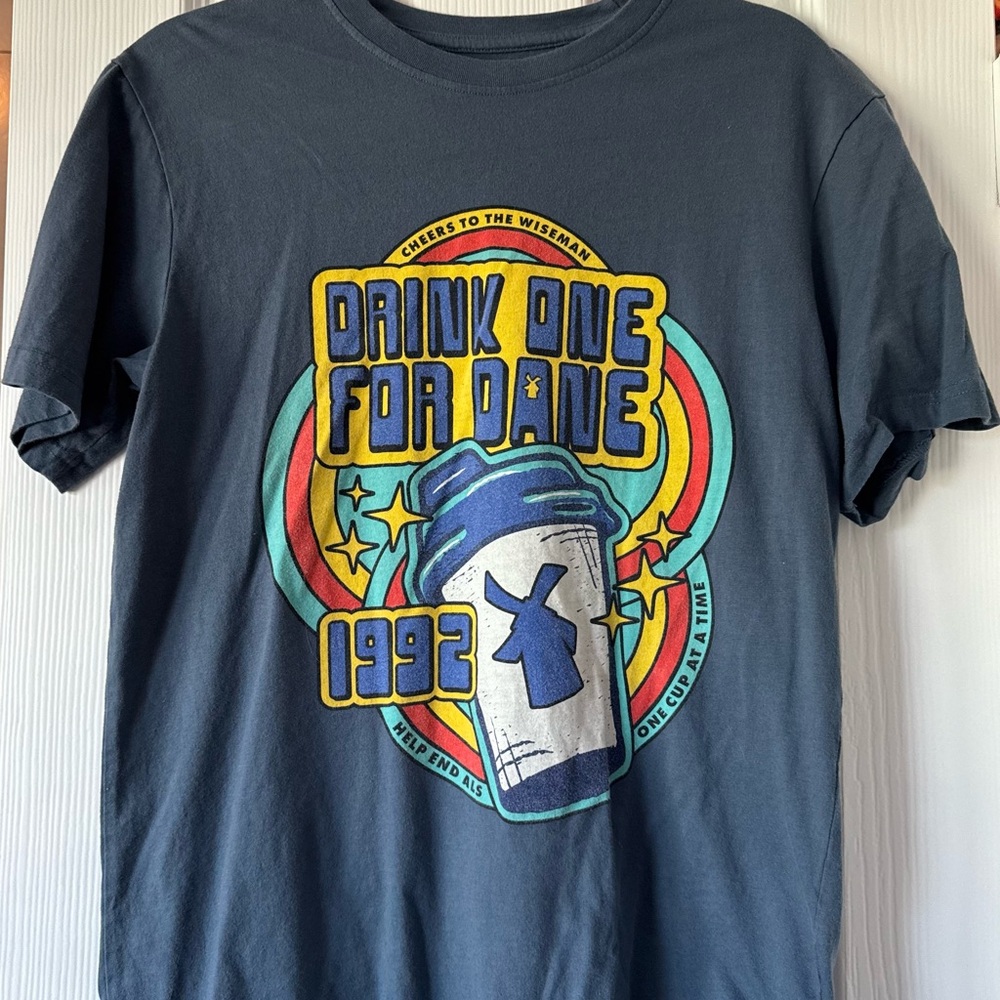 Dutch Bros Blue Graphic Tee with Bold Design